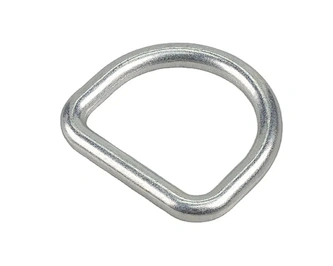 Webbing Galvanized Double Steel D ring buckle